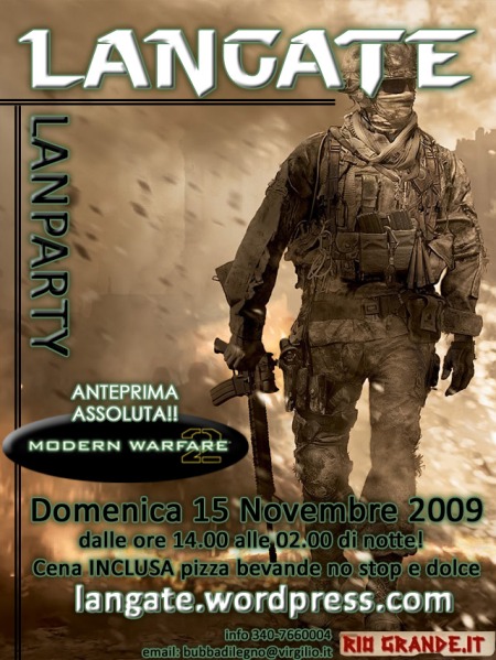 Lanparty Rimini - Anteprima di Modern Warfare 2